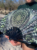 Emerald Nexus Hand Fan