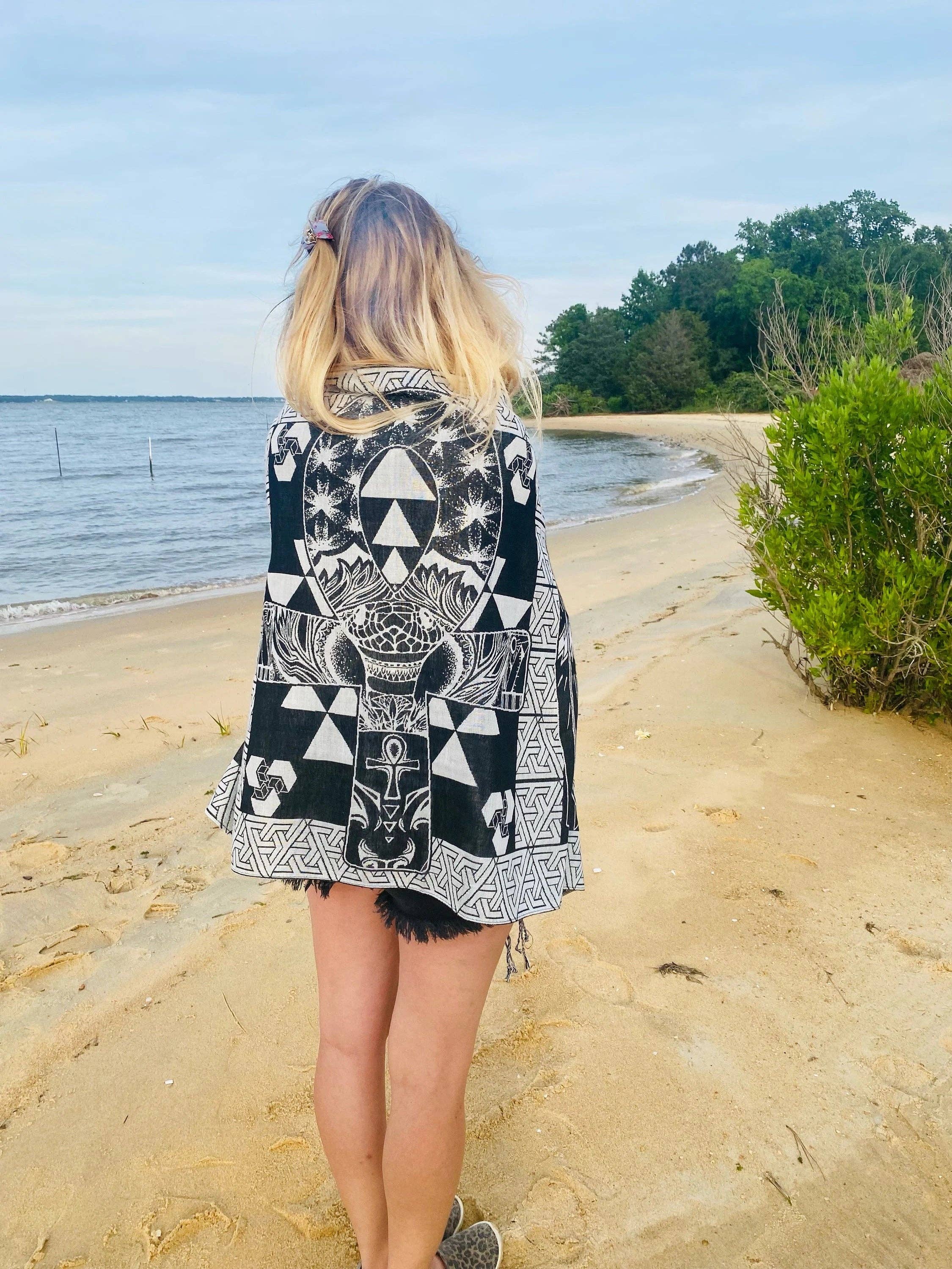 Solar Scarab Dream Pashmina