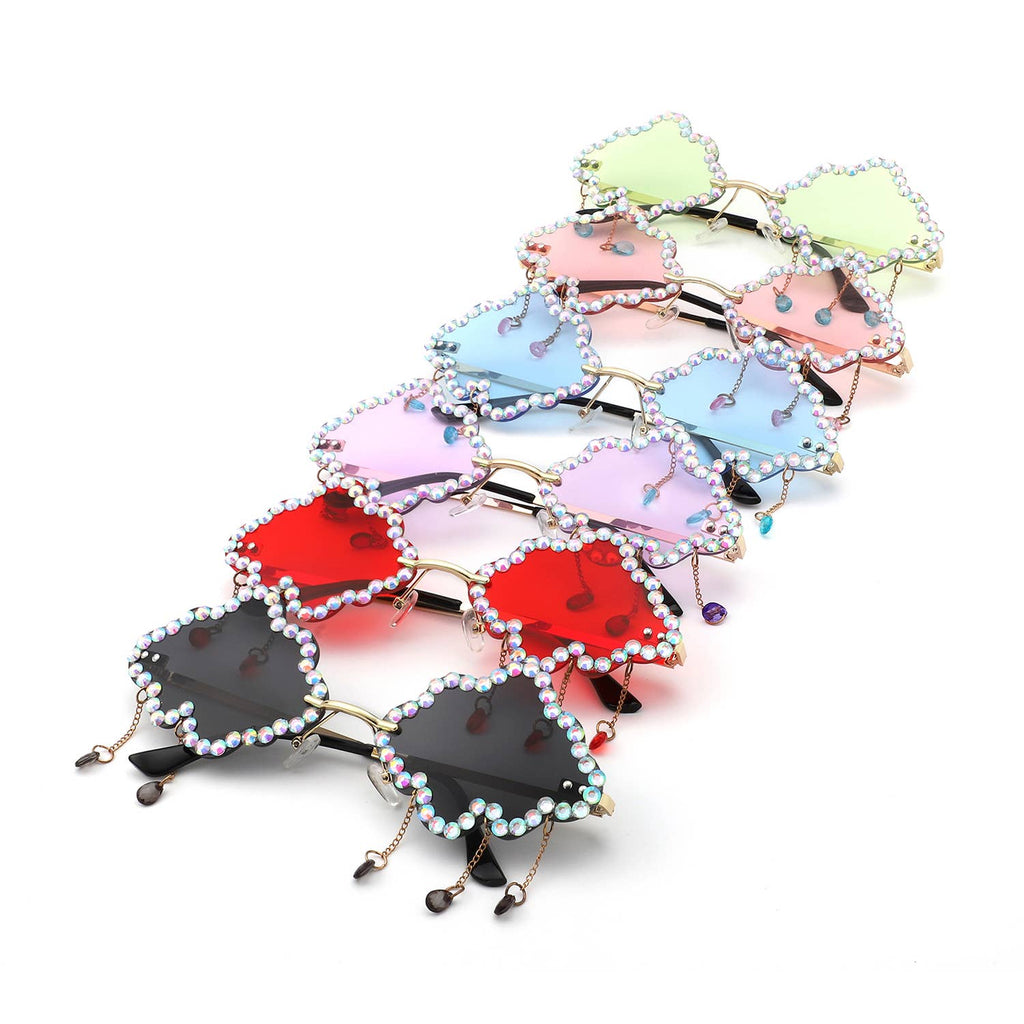 Celestial Cloud Crystal Sunglasses