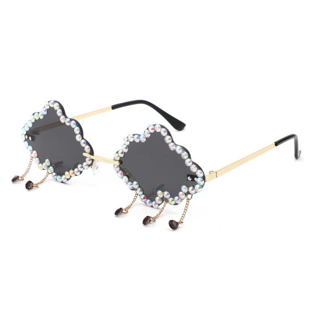 Celestial Cloud Crystal Sunglasses