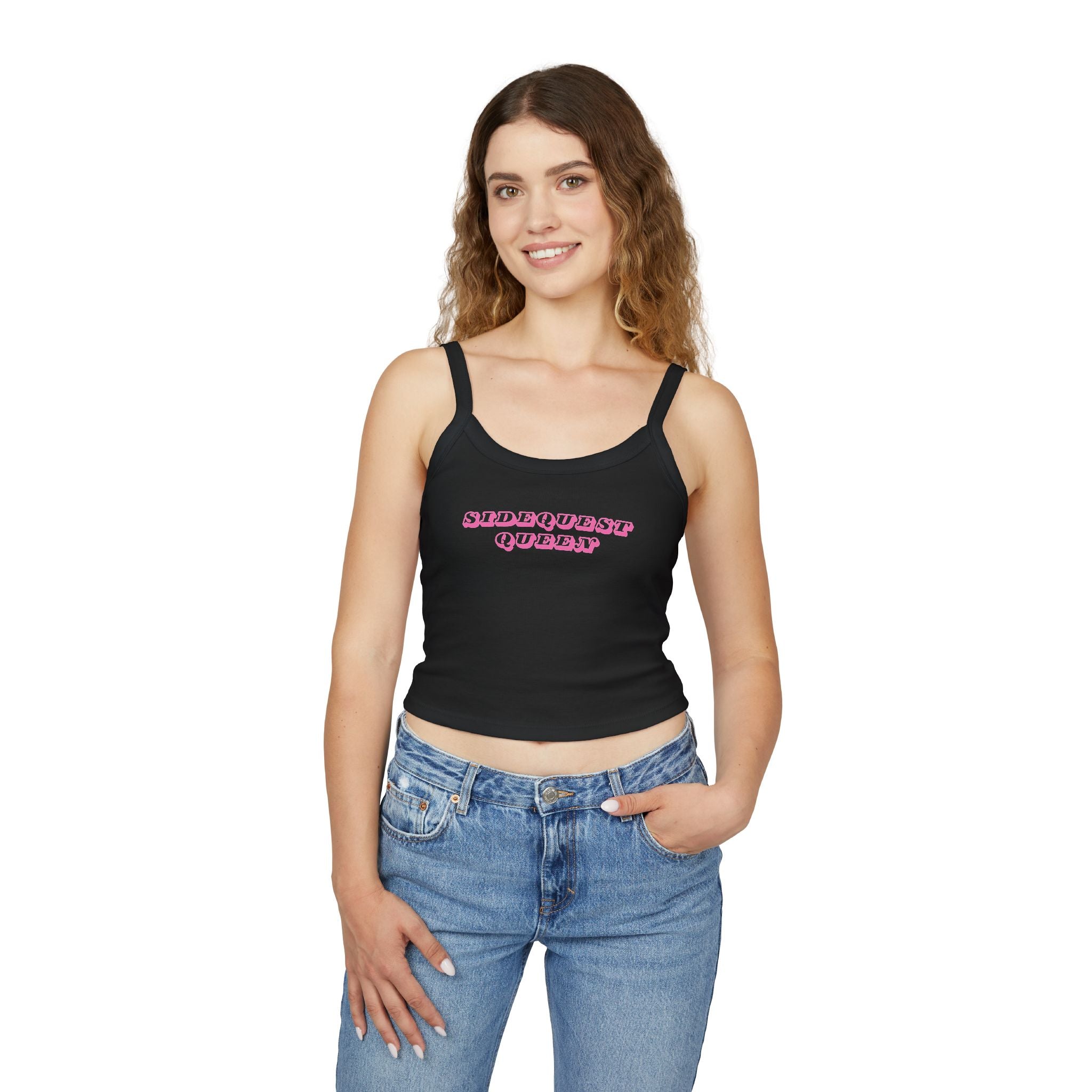 Side Quest Queen Festival Crop Tank