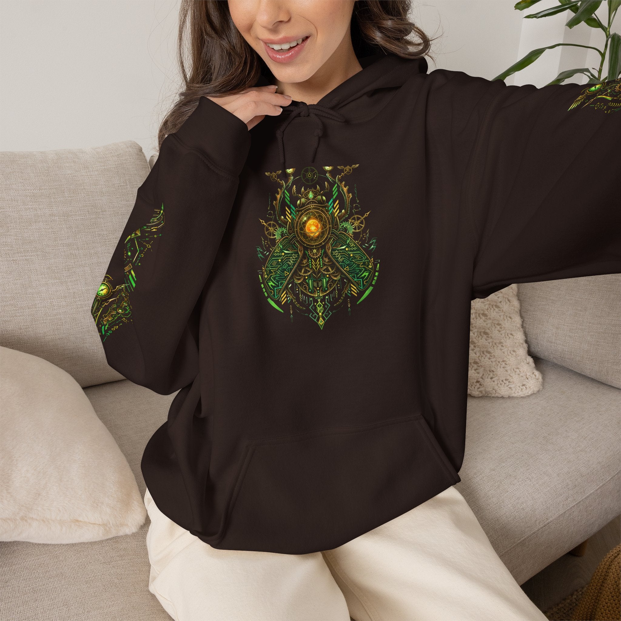 Midnight Scarab Hoodie