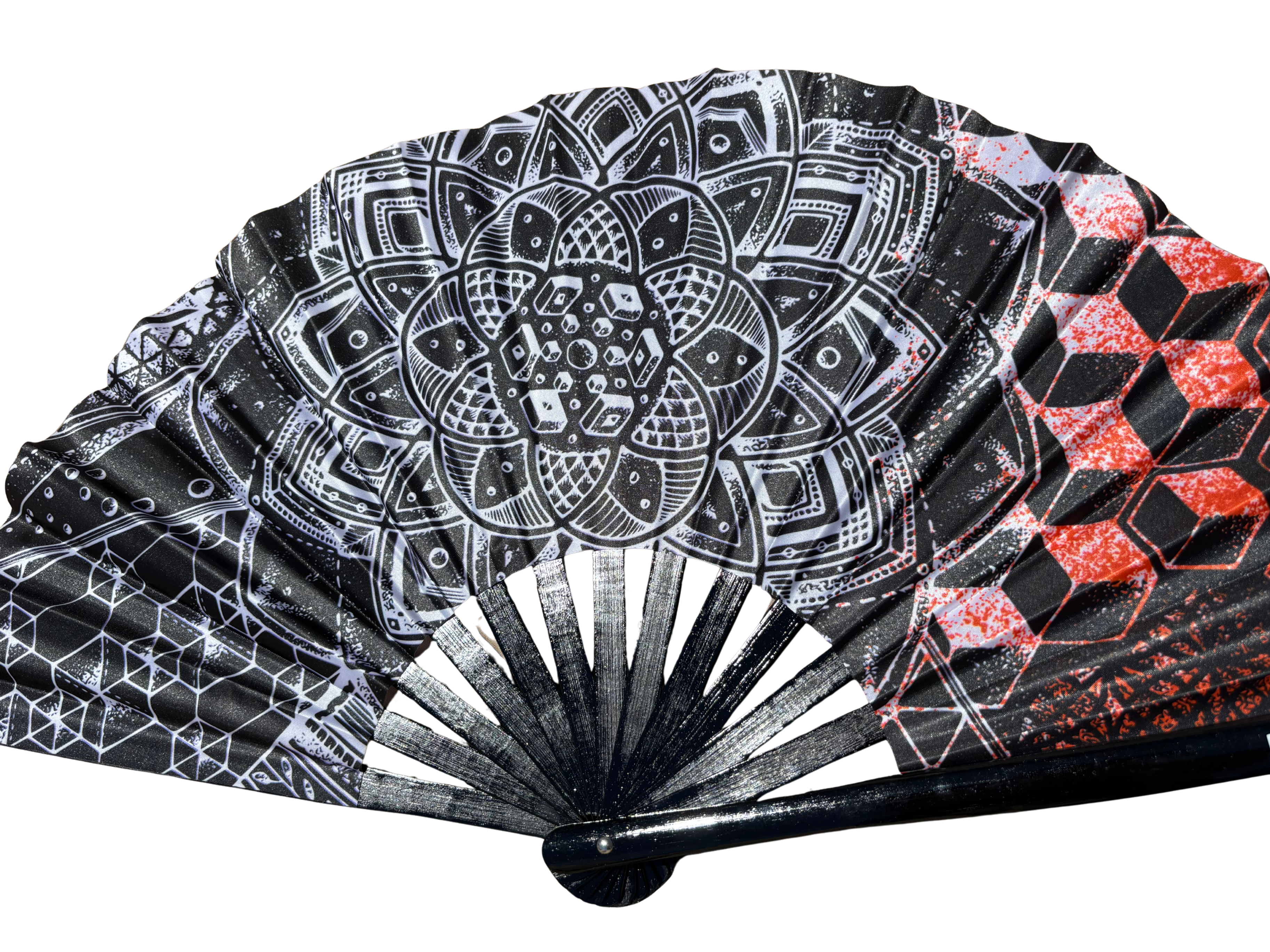 Infinite Contrast Hand Fan