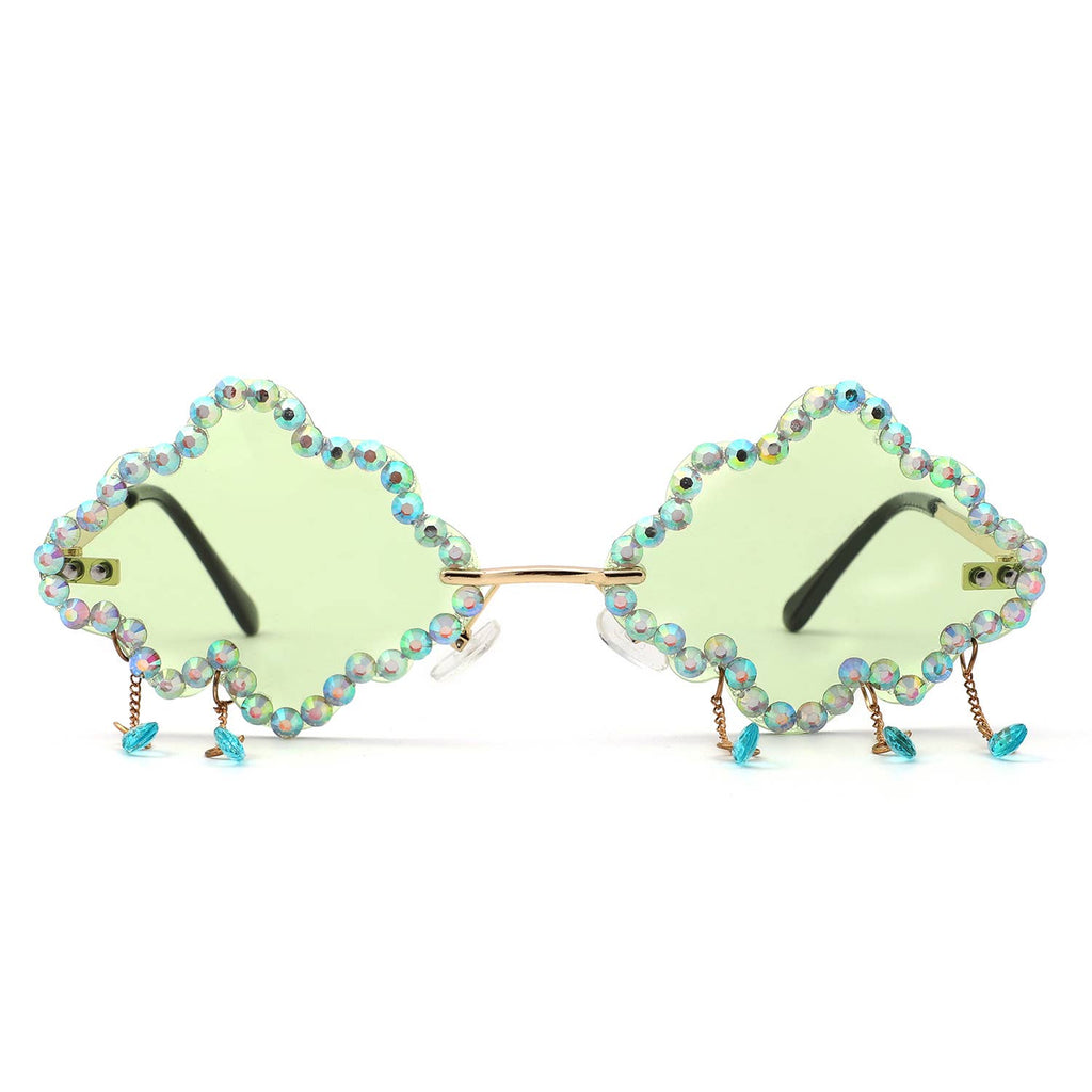Celestial Cloud Crystal Sunglasses