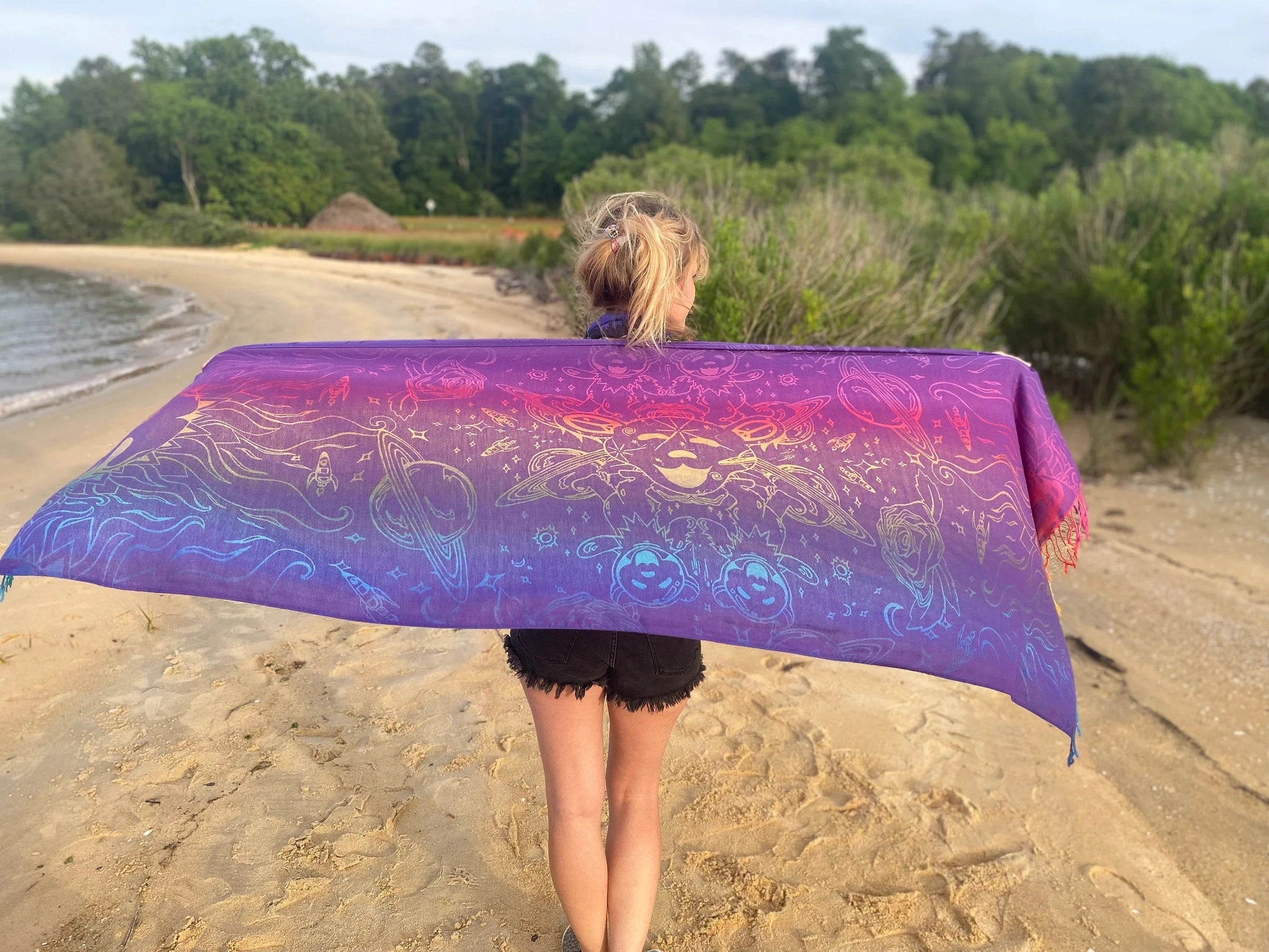 Astral Groove Bear Pashmina
