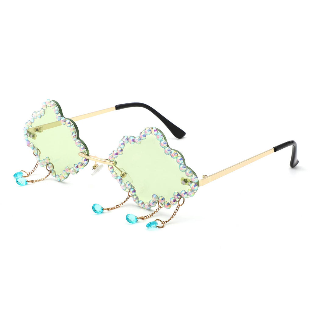 Celestial Cloud Crystal Sunglasses