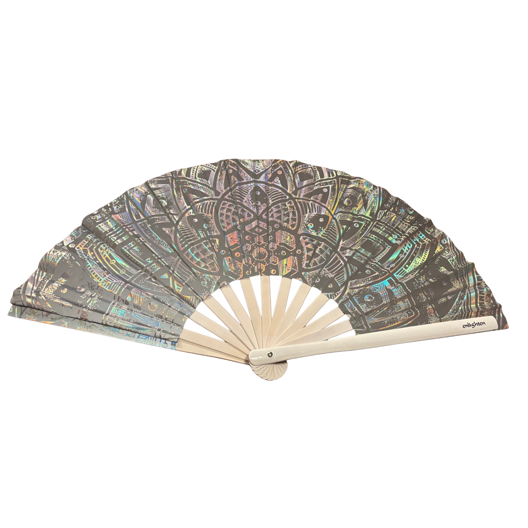 Moonlight Prism Reflective Hand Fan