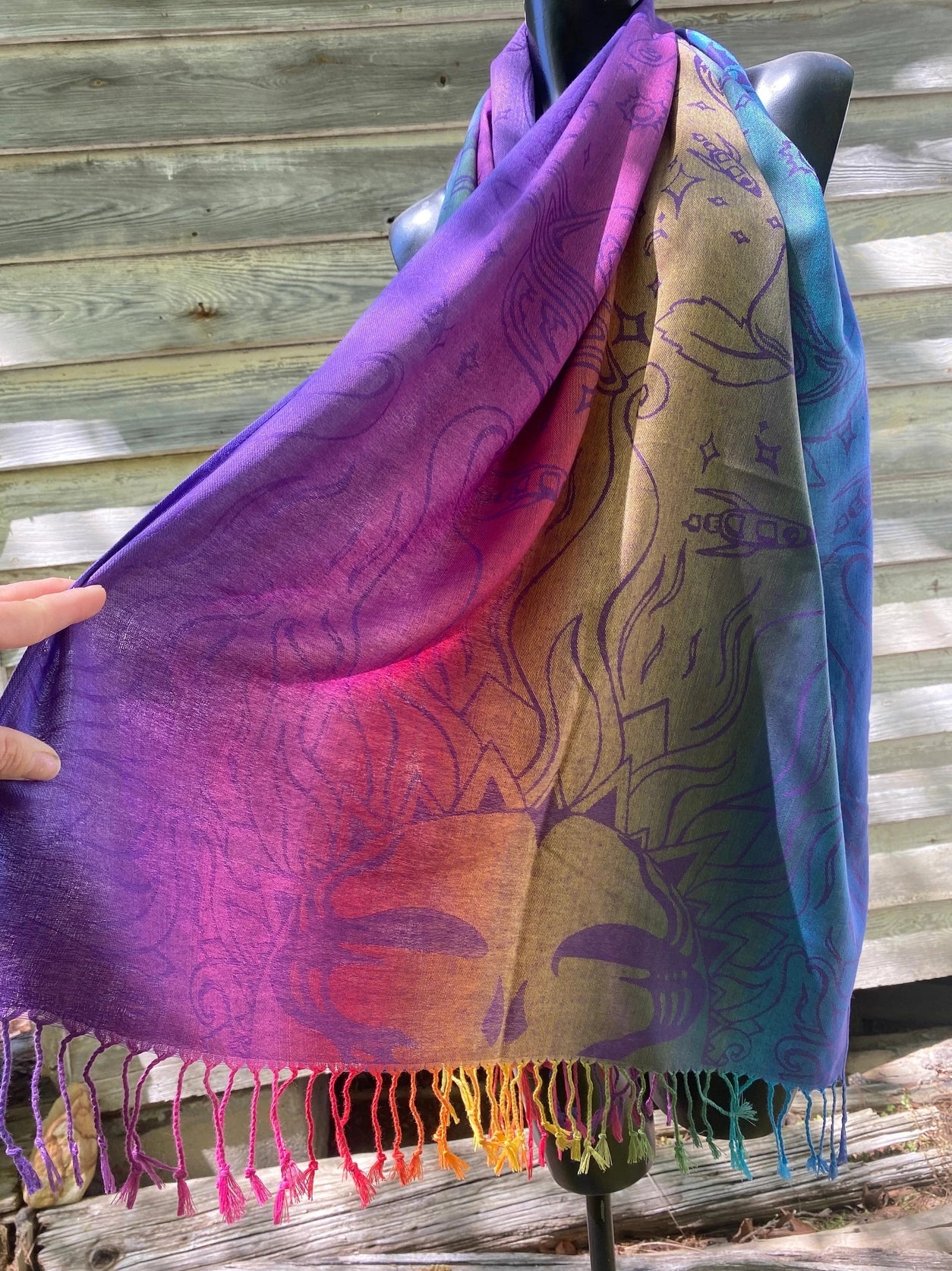 Astral Groove Bear Pashmina