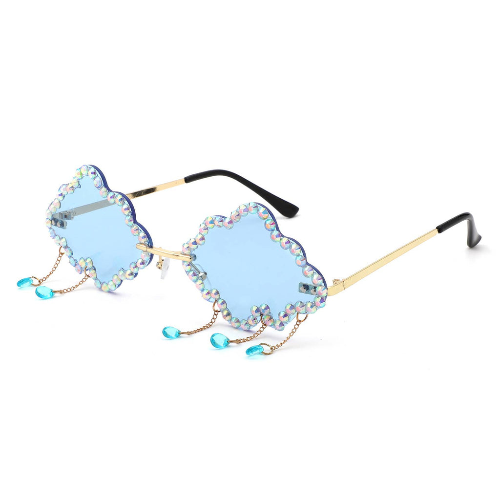Celestial Cloud Crystal Sunglasses