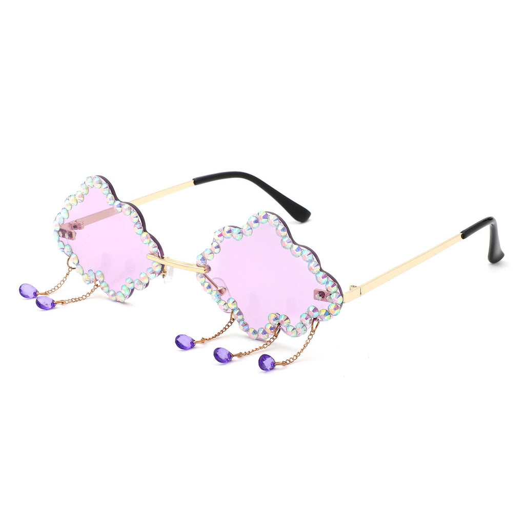 Celestial Cloud Crystal Sunglasses