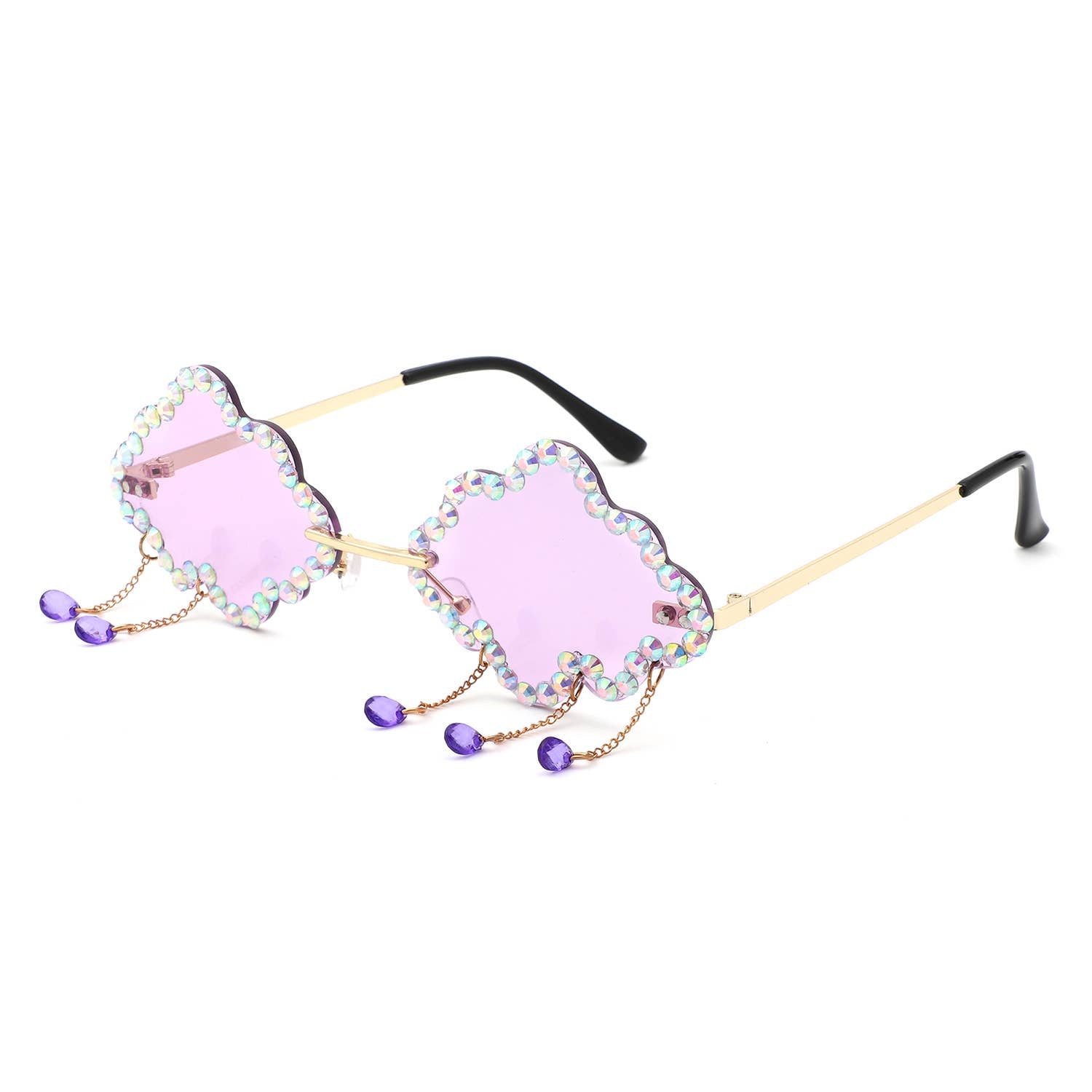 Celestial Cloud Crystal Sunglasses