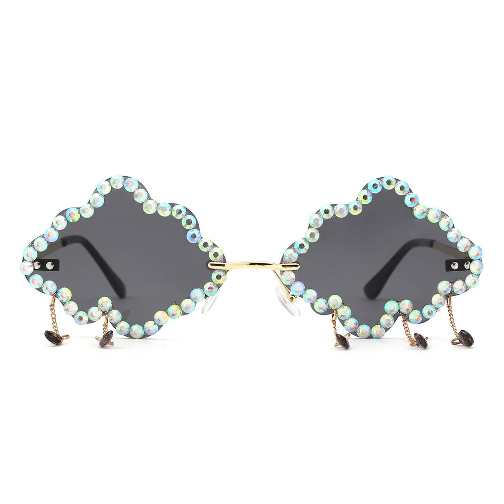 Celestial Cloud Crystal Sunglasses