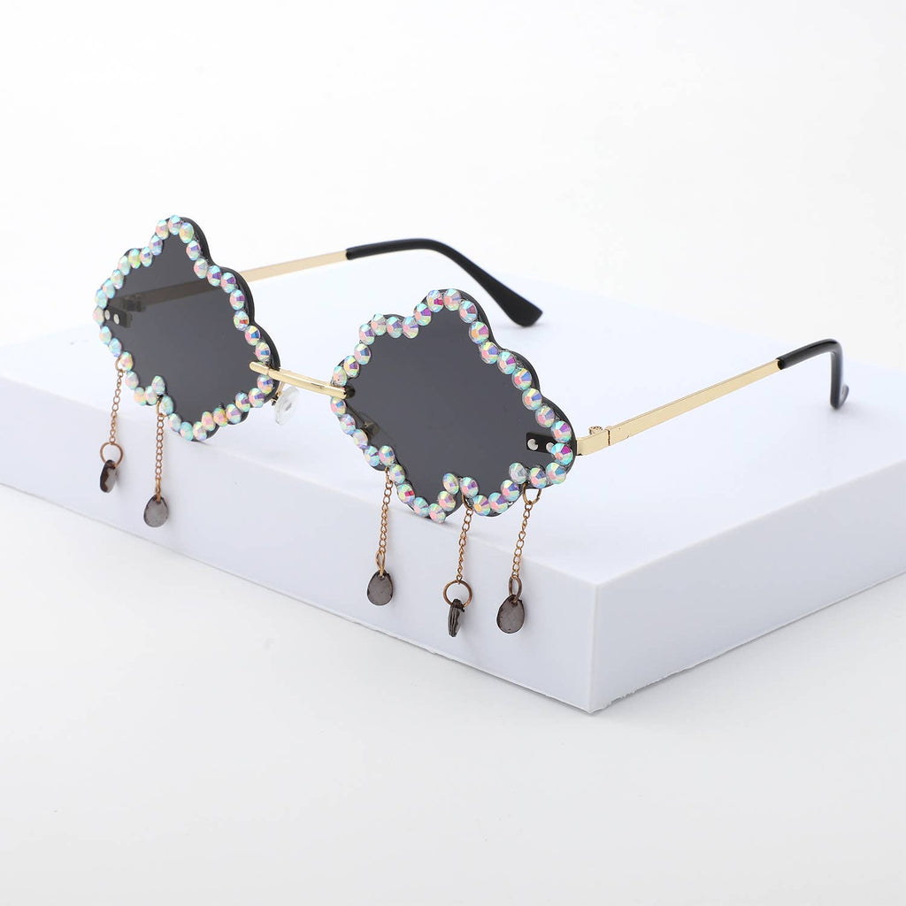 Celestial Cloud Crystal Sunglasses
