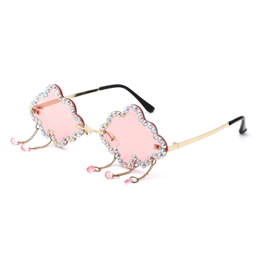 Celestial Cloud Crystal Sunglasses